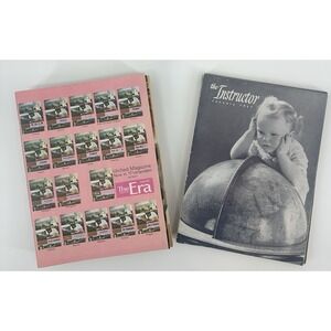 Vintage Lot Of 20 LDS Improvement Era & Instructor Magazines 50/60s Mormon Lot 3